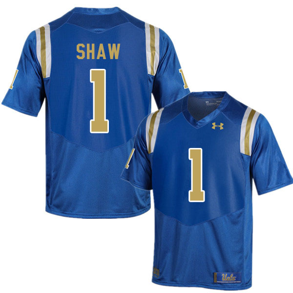 Men #1 Jay Shaw UCLA Bruins College Football Jerseys Sale-Blue